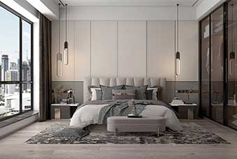 山西现代风格-卧室