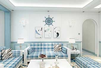 山西地中海风格-客厅