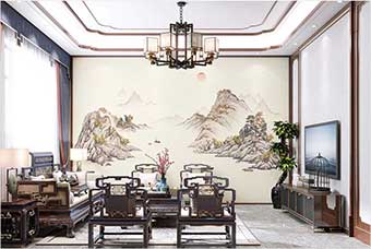 山西森佰汇航空纤维墙咔（巴山蜀水）