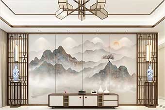 山西森佰汇航空纤维（山水画系列）